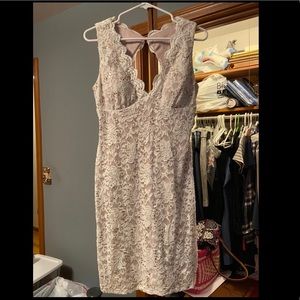 Formal cream dress